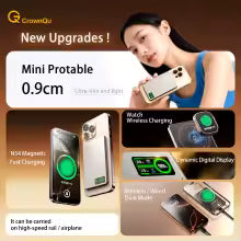 10000mAh Magnetic 3 in 1 Wireless Power Bank 20W USB C Fast Charging External Battery for iPhone 17 16 15 14